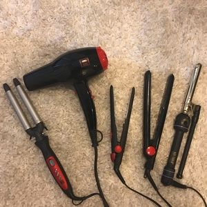 Blow dryer and hair tools bundle
